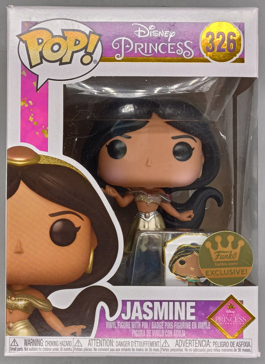 #326 Jasmine (Gown, Ultimate Princess) Disney Aladdin Box Damaged Funko POP