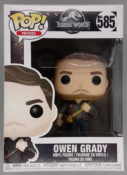 #585 Owen Grady - Jurassic World Fallen Kingdom Box Damaged Funko POP