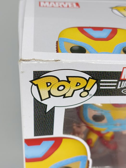709 El Heroe Invicto (Iron Man) - Marvel Luchadores - Box Damaged Funko POP