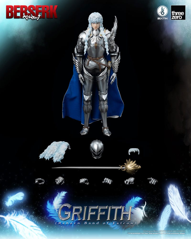 Berserk Action Figure 1/6 Griffith (Reborn Band of Falcon) 30 cm Action figures