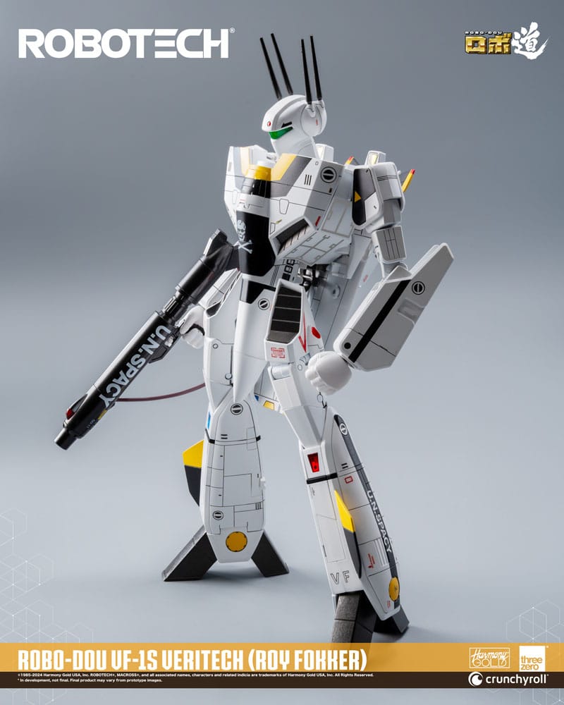 Robotech Action Figure ROBO-DOU VF-1S Veritech (Roy Fokker) 20 cm