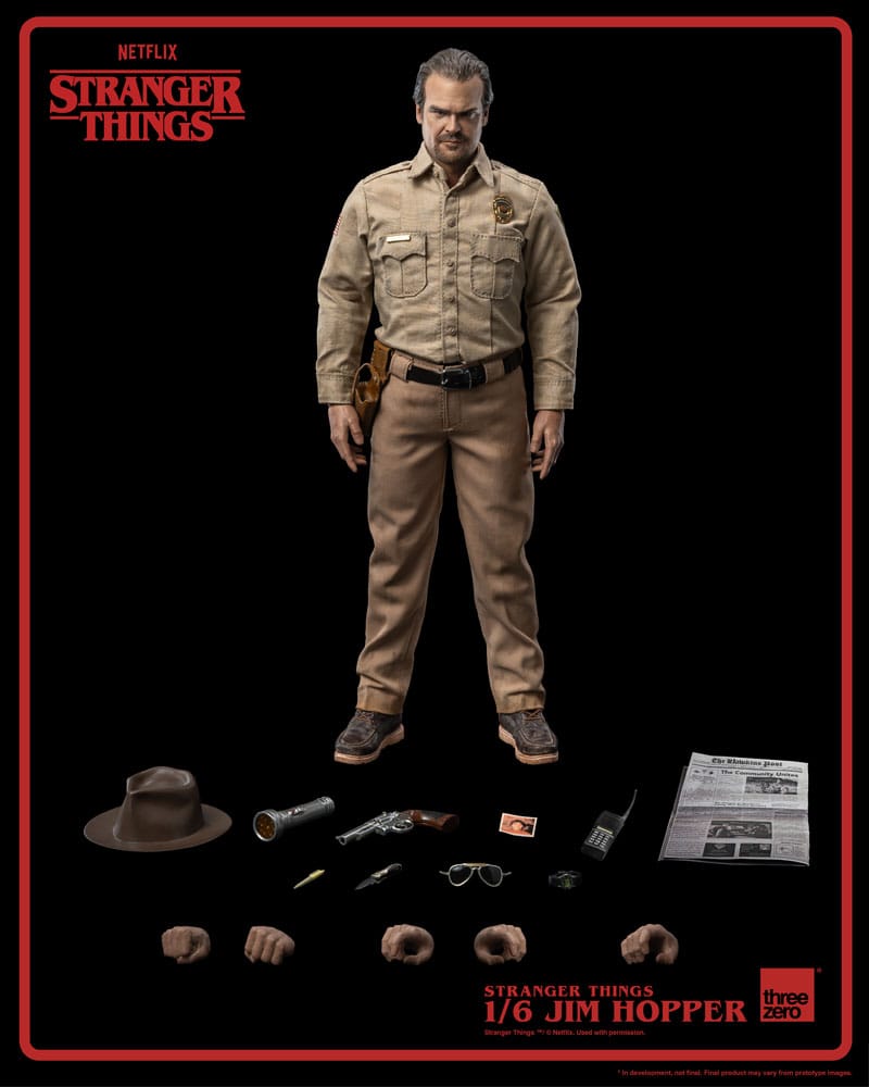 Stranger Things Action Figure 1/6 Jim Hopper (Season 1) 32 cm