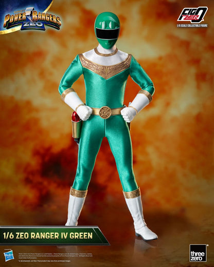 Power Rangers Zeo FigZero Action Figure 1/6 Ranger IV Green 30 cm Action figures