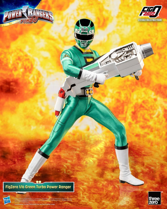 Power Rangers Turbo FigZero Action Figure 1/6 Green Turbo Power Ranger 30 cm Action figures