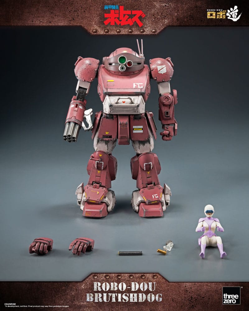 Armored Trooper Votoms Robo-Dou Action Figure Brutishdog 15 cm