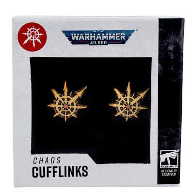 Warhammer 40,000 Cufflinks Chaos