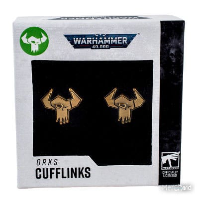 Warhammer 40,000 Cufflinks Orks