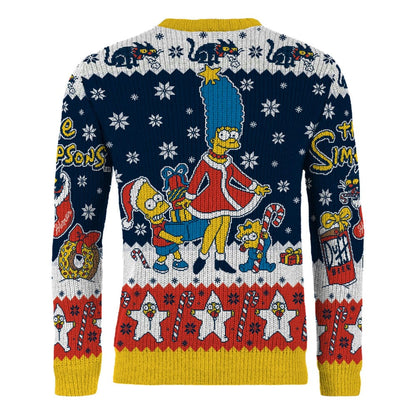 Simpsons Christmas Sweater D'oh Ho Ho!