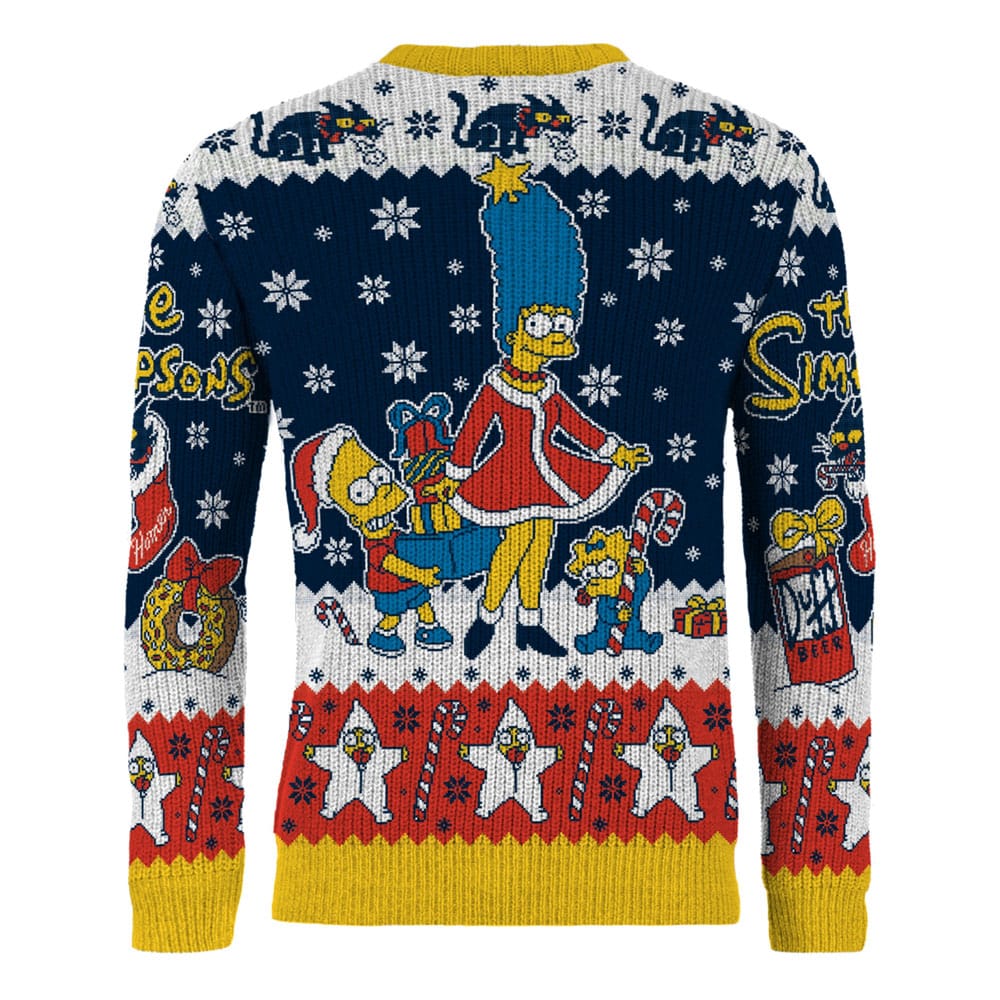 Simpsons Christmas Sweater D'oh Ho Ho! Size S
