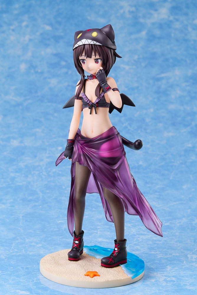 KonoSuba: An Explosion on This Wonderful World! Statue 1/7 Megumin Chomusuke Swimsuit Ver. 22 cm