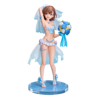 A Certain Scientific Railgun T PVC Statue 1/7 Mikoto Misaka Wedding Swimsuit Ver. 25 cm Statues
