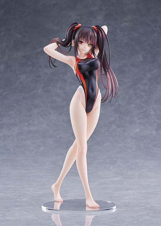 Date A Live Swimsuit Silhouette PVC Figure 1/7 Kurumi Tokisaki Swimwear Ver. 24 cm