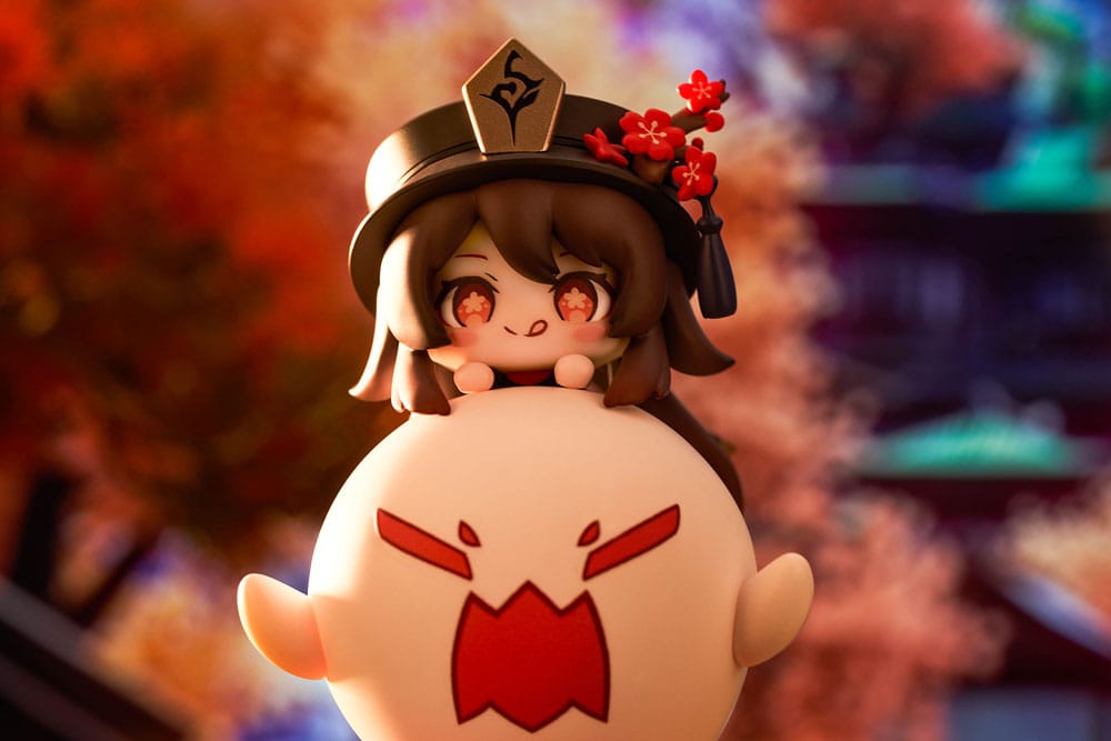 Genshin Impact PVC Statue Hu Tao Chibi Chara Yurayura Stand Ver. (re-run) 10 cm Statues