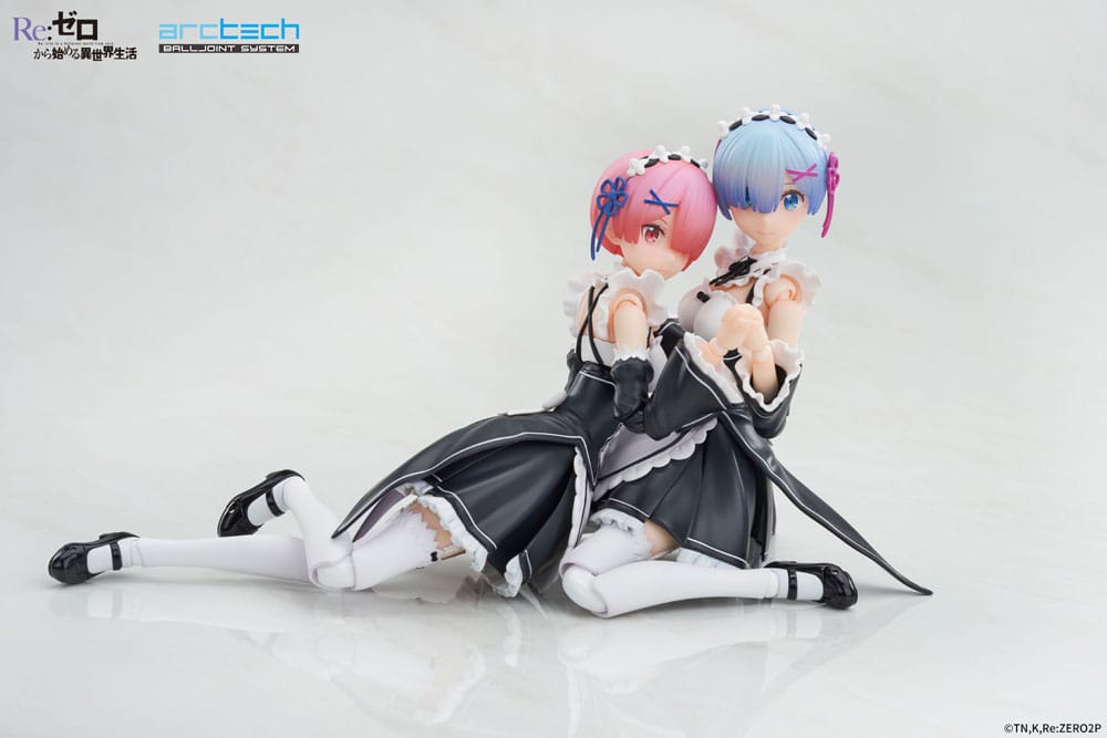 Re:Zero Starting Life in Another World Arctech Posable Series Action Figures 2-Pack 1/8 Rem & Ram 20 cm