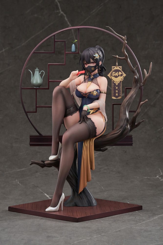 Original Character PVC Statue 1/7 Xiami China Dress Genboku Ver. 26 cm Statues