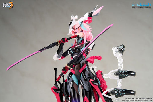 Honkai Impact 3rd Arctech Posable Series Action Figures 1/8 Sakura Yae Darkbolt Jonin Neon Shade Ver. 22 cm