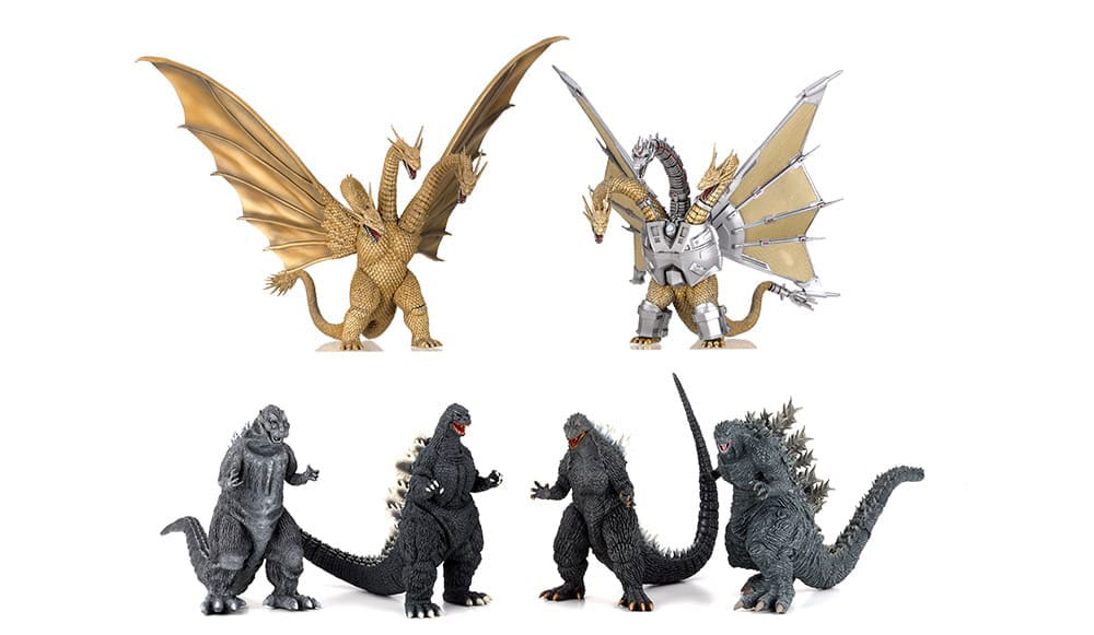 Godzilla Generations Gekizou Series PVC Statues 8 - 9 cm Assortment Kaiju Part. 1 (6) (re-run) Statues