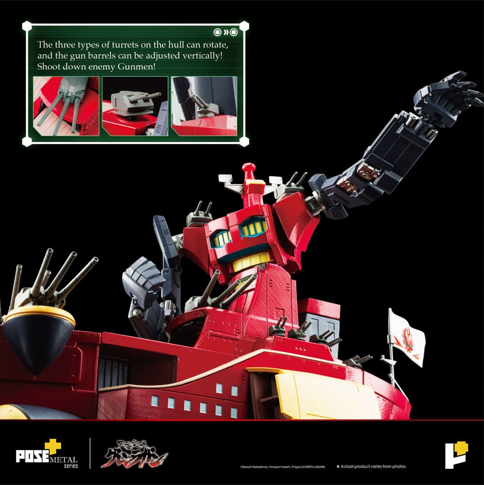 Tengen Toppa Gurren Lagann POSE+METAL series Statue Dai-Gurren 33 cm