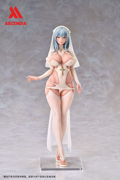 Original Character PVC Statues 2-Pack 1/6 Lily Nun & Emily Nurse Illustration by Chowbie 26 cm