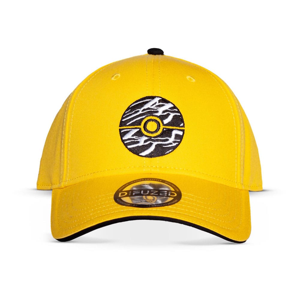 Pokemon Curved Bill Cap Pokeball yellow Beanies & Caps