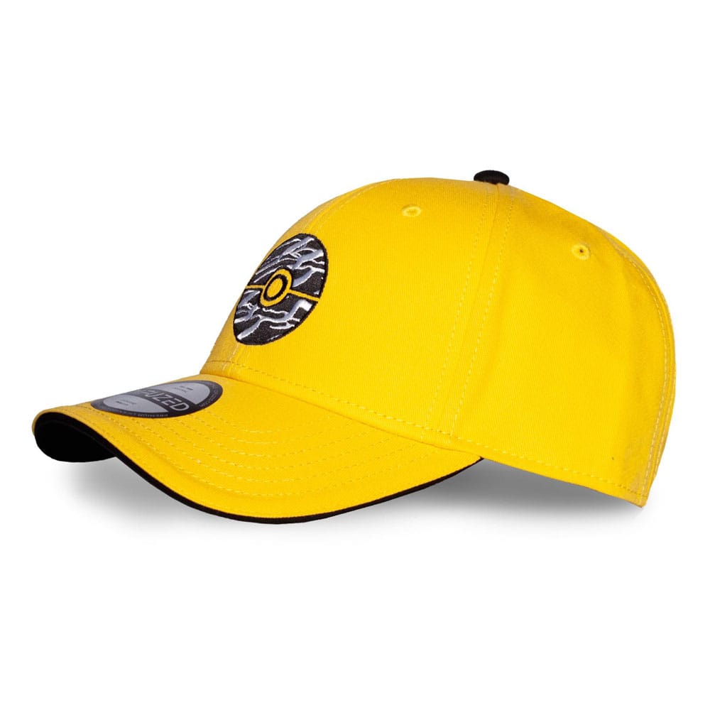 Pokemon Curved Bill Cap Pokeball yellow Beanies & Caps