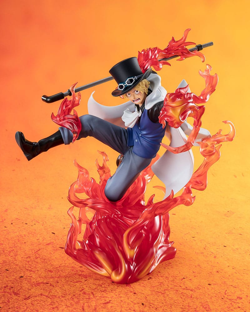 One Piece Figuarts ZERO Extra Battle PVC Statue Sabo Fire Fist Rook Check 19 cm Statues