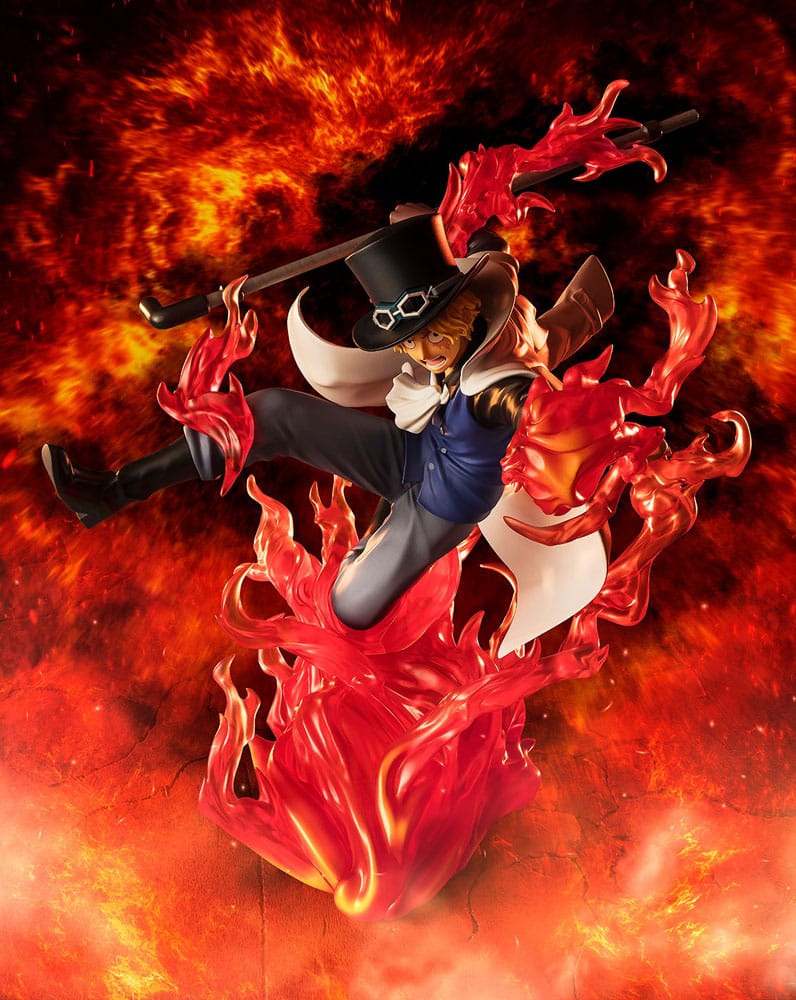 One Piece Figuarts ZERO Extra Battle PVC Statue Sabo Fire Fist Rook Check 19 cm Statues