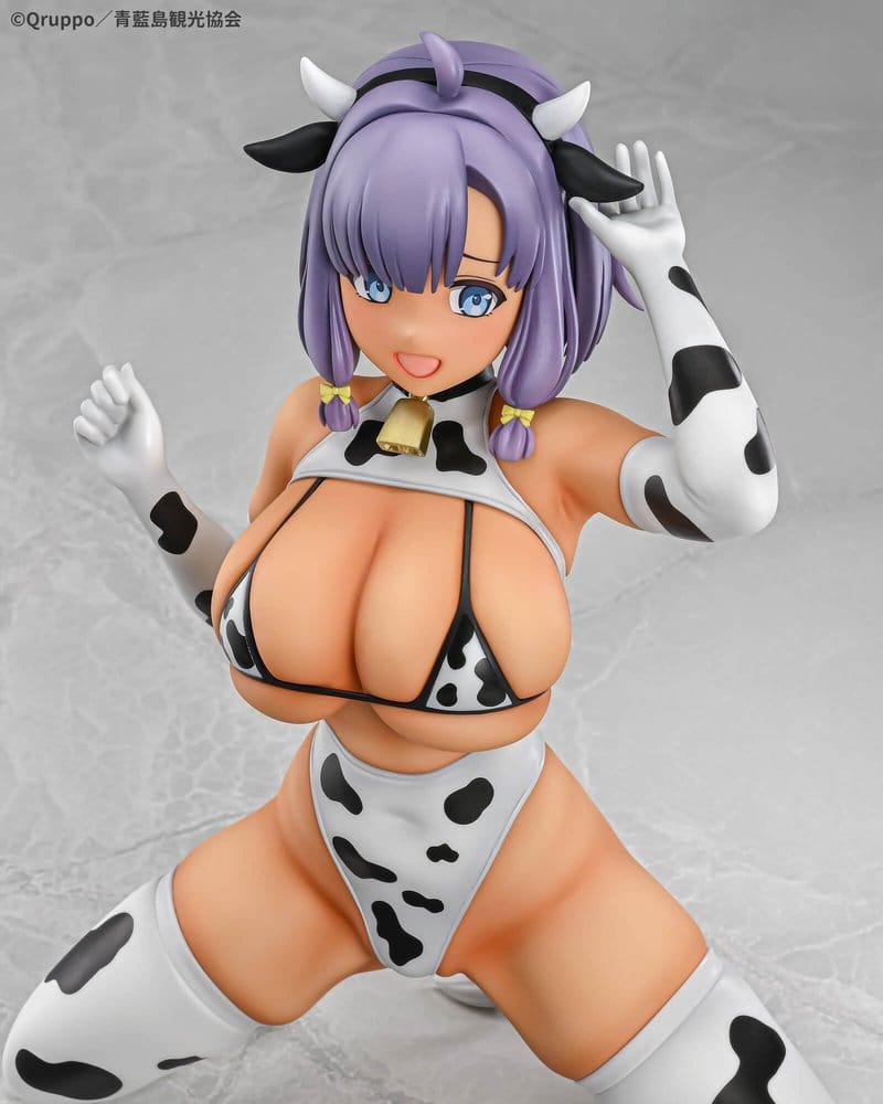 Nukitashi The Animation PVC Statue 1/5 Misaki Hotori Cow print costume Tanned Ver. 22 cm
