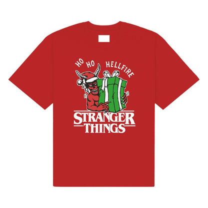 Stranger Things T-Shirt Ho Ho Hellfire Size XXL T-shirts