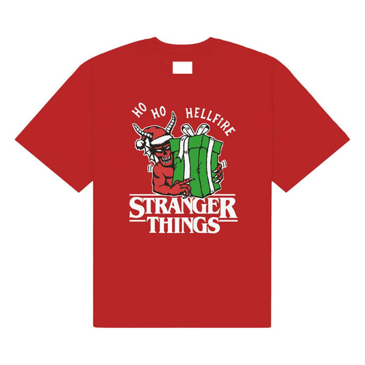 Stranger Things T-Shirt Ho Ho Hellfire Size S T-shirts