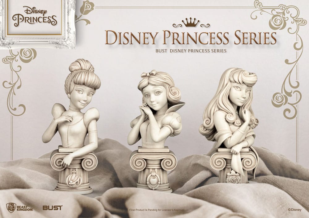 Disney Princess Series PVC Bust Cindarella 15 cm Busts