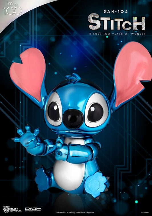 Disney 100 Years of Wonder Dynamic 8ction Heroes Action Figure 1/9 Stitch (Lilo & Stitch) 16 cm Action figures