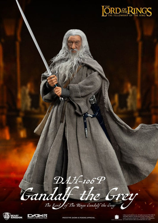 Lord of the Rings Dynamic 8ction Heroes Action Figure 1/9 Gandalf the Grey 21 cm Action figures