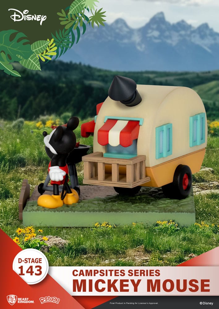 Disney D-Stage Campsite Series PVC Diorama Mickey Mouse 10 cm Dioramas
