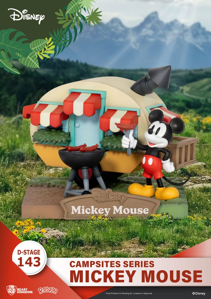 Disney D-Stage Campsite Series PVC Diorama Mickey Mouse 10 cm Dioramas