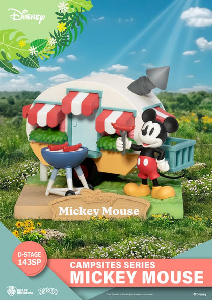 Disney D-Stage Campsite Series PVC Diorama Mickey Mouse Special Edition 10 cm Dioramas