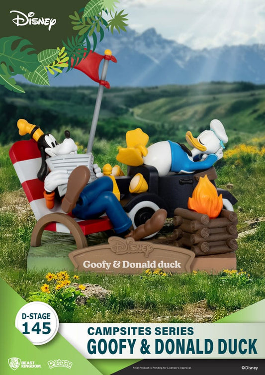 Disney D-Stage Campsite Series PVC Diorama Goofy & Donald Duck 10 cm Dioramas