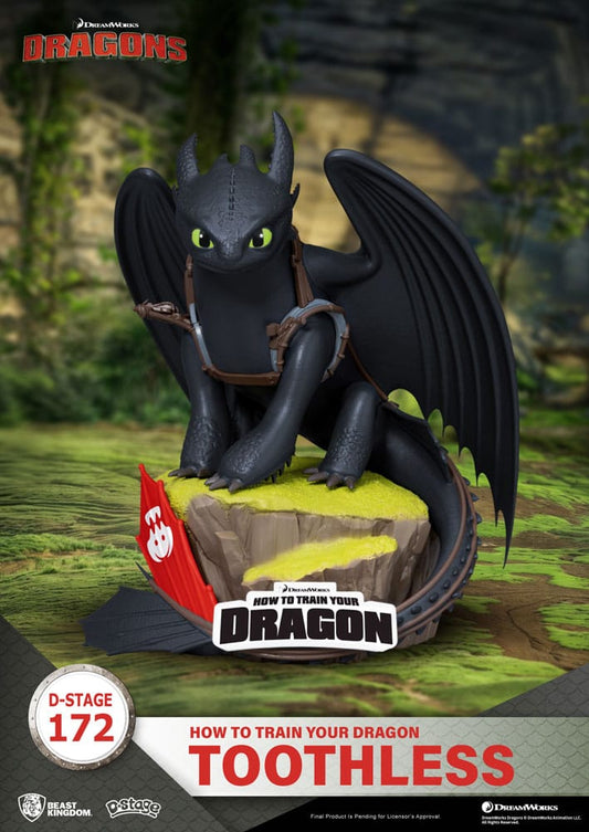 How To Train Your Dragon D-Stage PVC Diorama toothless Statue 14 cm Statues