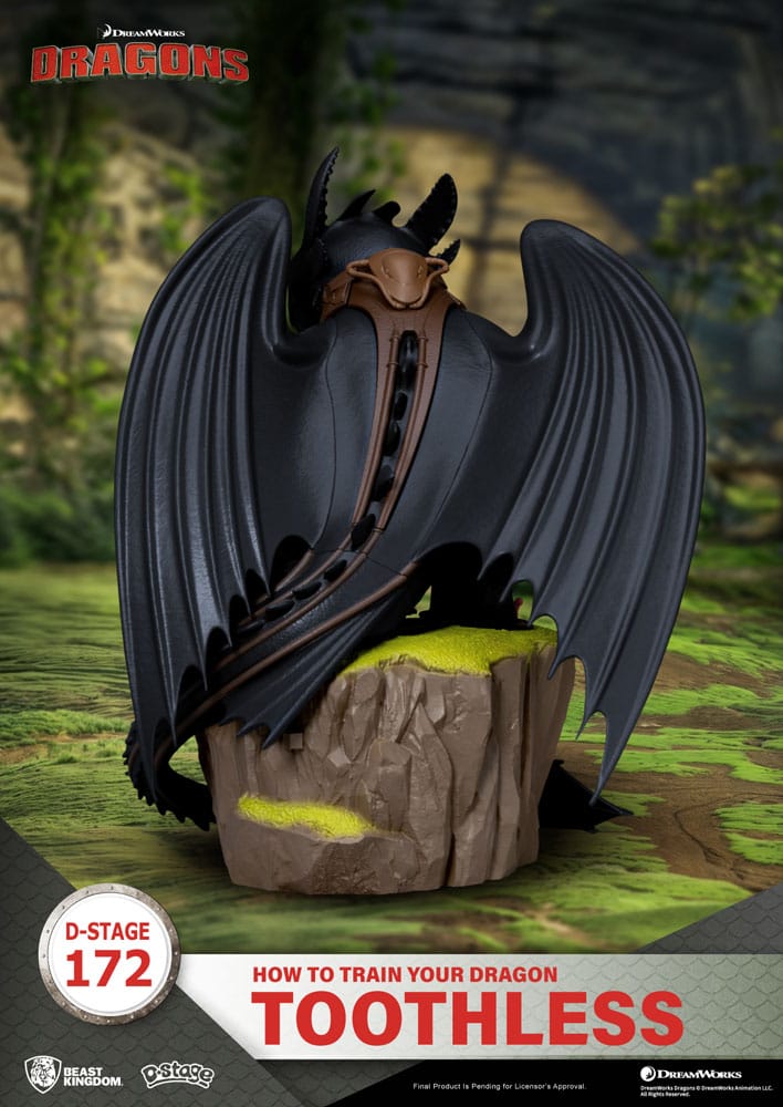 How To Train Your Dragon D-Stage PVC Diorama toothless Statue 14 cm Statues