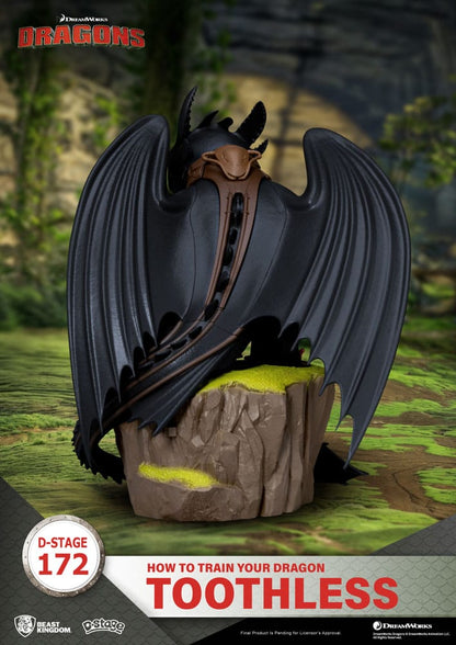 How To Train Your Dragon D-Stage PVC Diorama toothless Statue 14 cm Statues