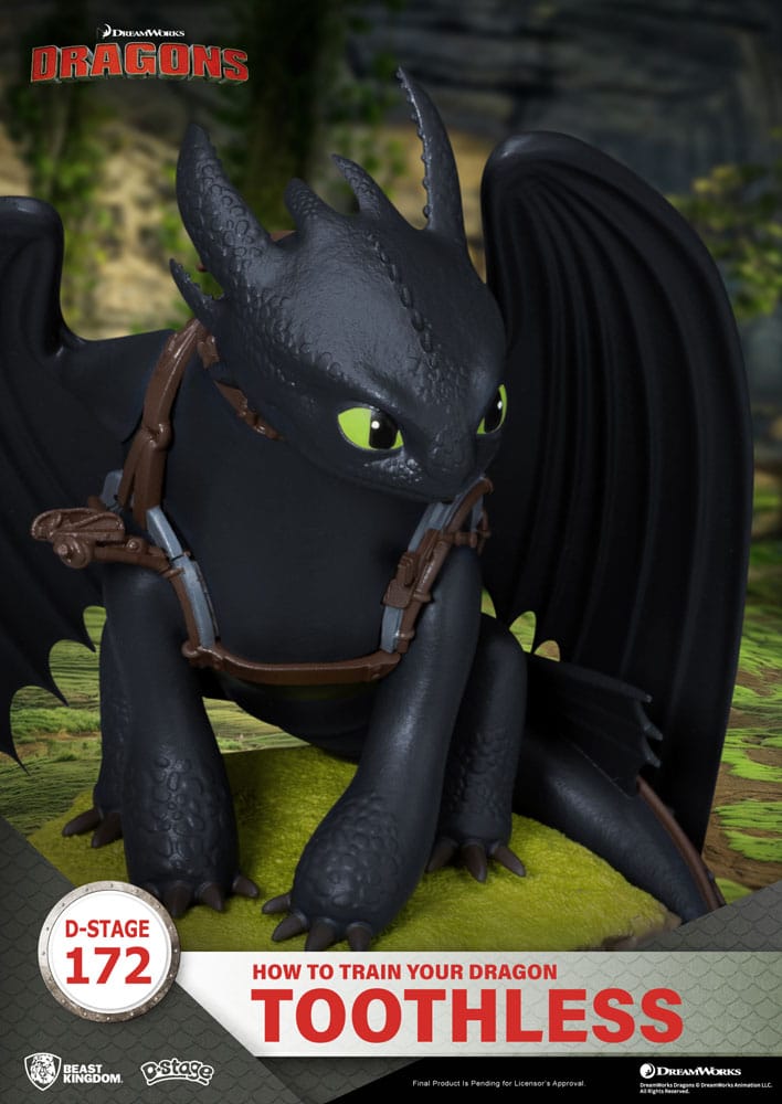 How To Train Your Dragon D-Stage PVC Diorama toothless Statue 14 cm Statues