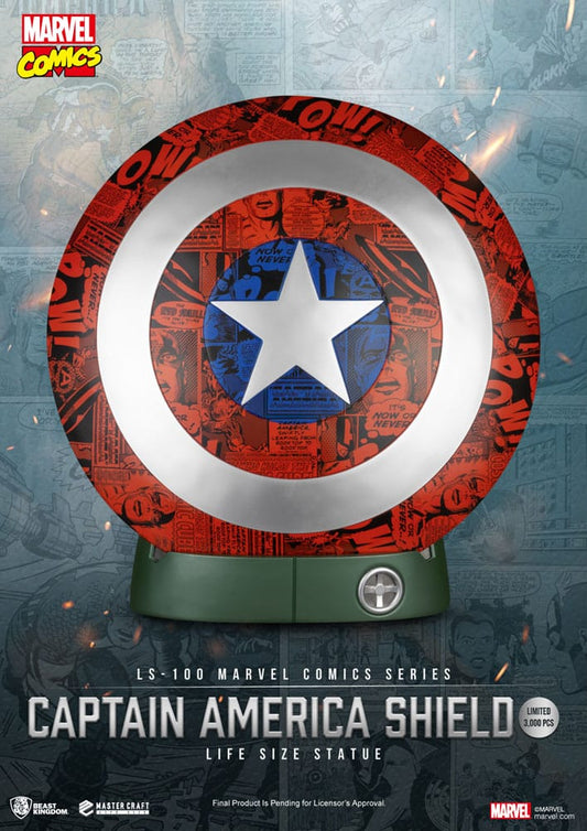 Marvel Comics PVC Captain America Shield Life Size Statue 64 cm Statues