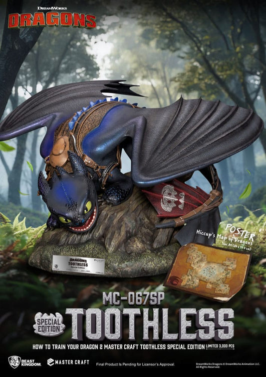 How To Train Your Dragon 2 Master Craft Statue Toothless 38 cm Statues