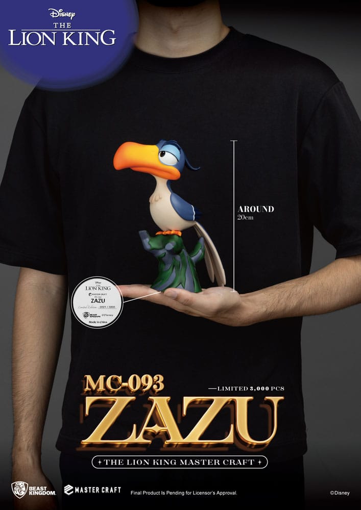Disney Master Craft Statue The Lion King Zazu 20 cm Statues