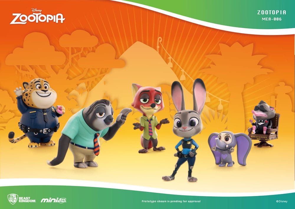 Zootopia Mini Egg Attack Blind Box Figures Series 10 cm Assortment (6)