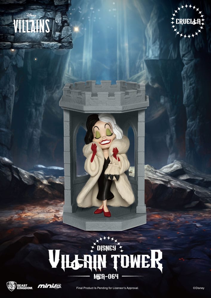 Disney Villains Mini Egg Attack Blind Box Figures Series Villain Tower 12 cm Assortment (6)