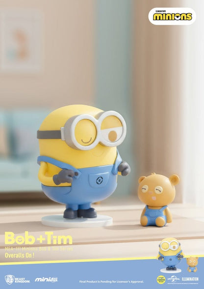 Minions Mini Egg Attack Blind Box Figures Minions bob & tim series 9 cm Assortment (6)
