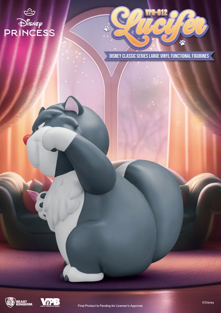 Cinderella Piggy Vinyl Bank Lucifer 33 cm