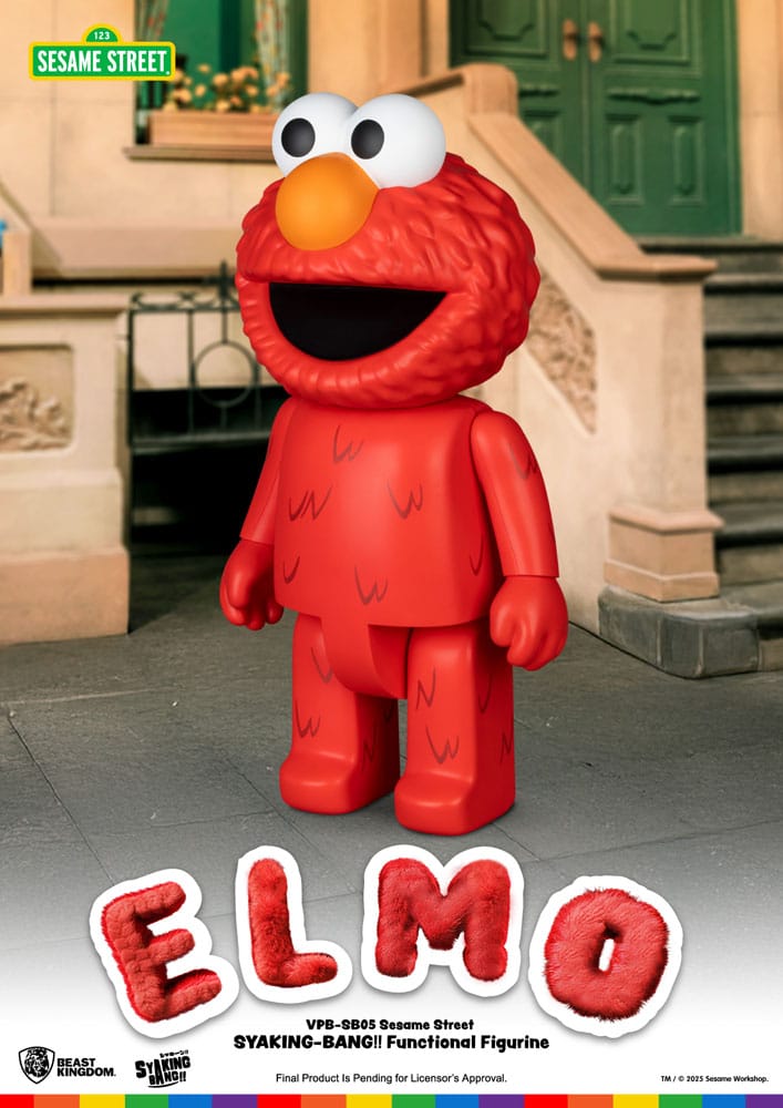 Sesame Street Syaing Bang Vinyl Piggy Bank Elmo 47 cm
