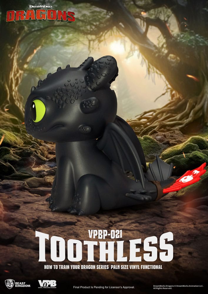 How to Train Your Dragon Piggy Vinyl Bank Toothless 12 cm Banks